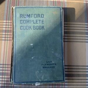 Vintage 1929 The Rumford Complete Cookbook by Lily Haxworth Wallace